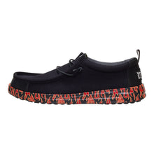 'HEY DUDE' Men's Wally Work CE Flames- Black / Red Salsa