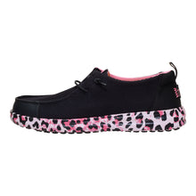 'HEY DUDE' Women's Wendy Work CE - Black / Pink Leopard