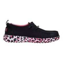 'HEY DUDE' Women's Wendy Work CE - Black / Pink Leopard