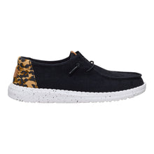 'HEY DUDE' Women's Wendy Wildcat - Black / Leopard