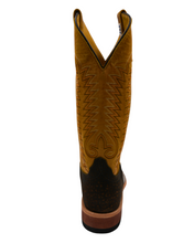 'Anderson Bean' 13" Hippo Square Toe - Chocolate / Yellow