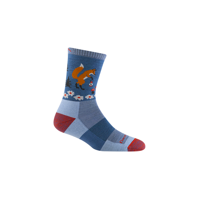 'Darn Tough Vermont' Women's Critter Club Micro Crew Lightweight Hiking Socks - Vapor