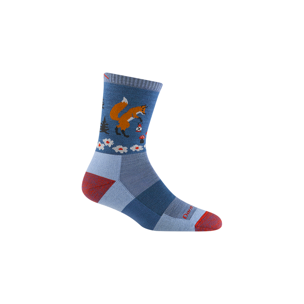 'Darn Tough Vermont' Women's Critter Club Micro Crew Lightweight Hiking Socks - Vapor