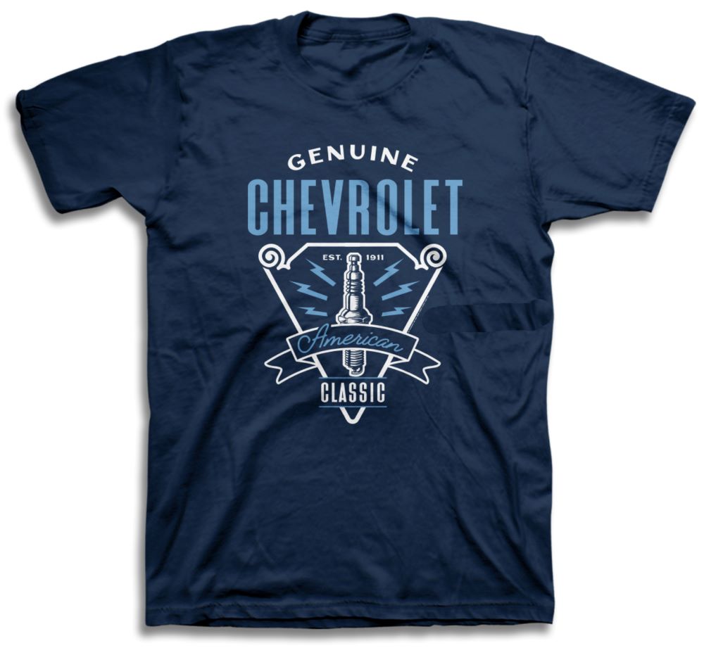 'David Carey' Men's Chevy Spark T-Shirt - Navy / Blue