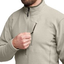 'SITKA' Men's Snowcrest Half-Zip Fleece Pullover - Oak Heather