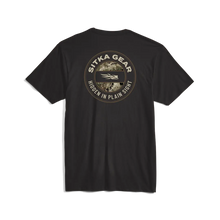 'SITKA' Men's Hidden Optifade T-Shirt - Black Subalpine