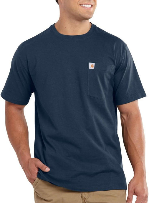 'Carhartt' Men's Maddock Relaxed Fit Pocket T-Shirt - Navy