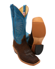 'Anderson Bean' Men's 13" Square Toe - Brown / Blue