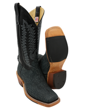 'Anderson Bean' Men's 13" Kidskin Square Toe - Black