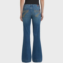 '7 For All Mankind' Women's DOJO Retro Fade - Blue
