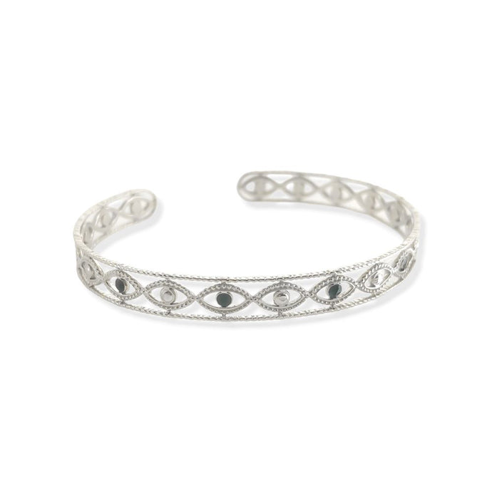 'OMG Bling' Women's Water Resistant Bracelet - Silver
