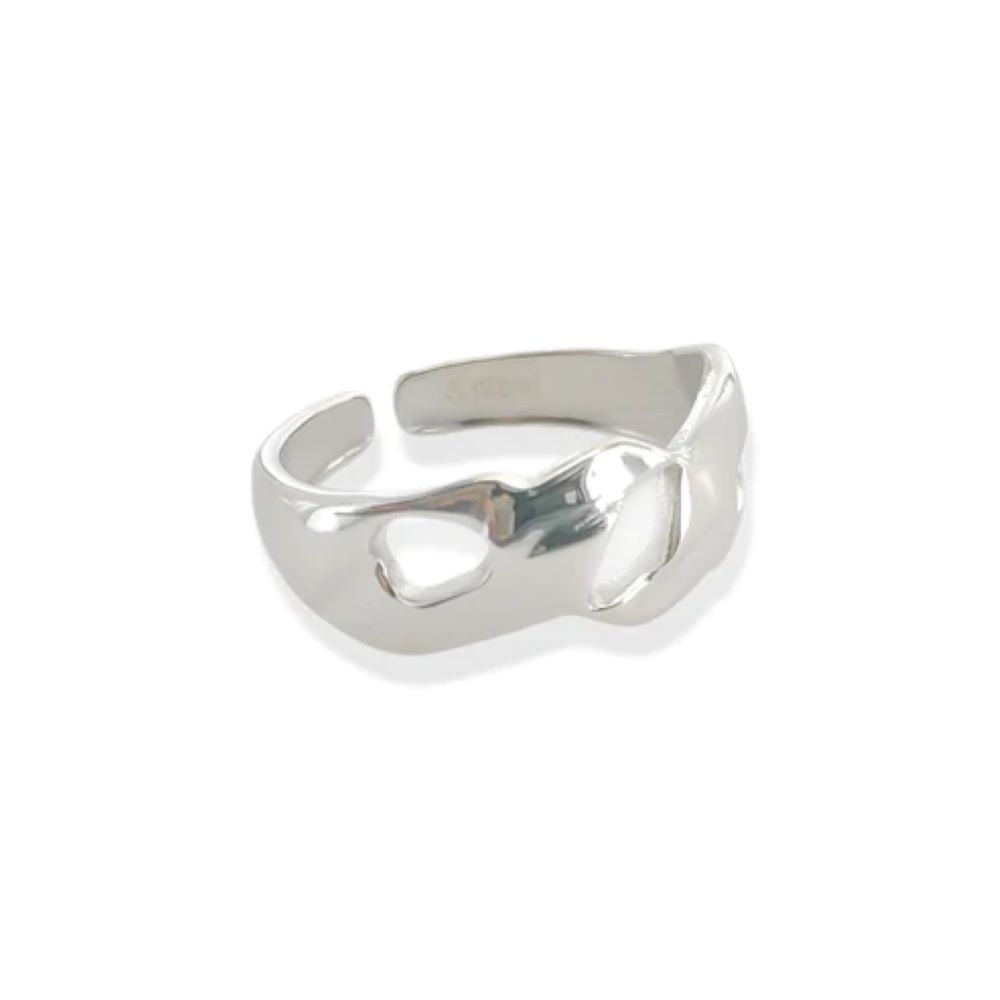 'OMG Bling' Women's Water Resistant Ring - Silver