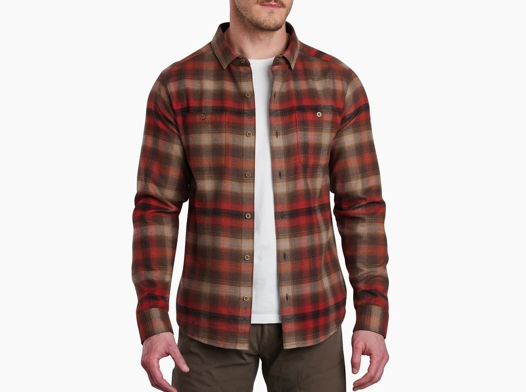 'Kuhl' Men's Law Flannel Button Down - Mineral Ice
