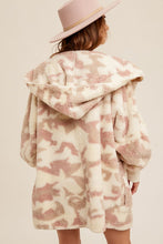 'Hem&Thread' Women's Oversized Hooded Sweater - Cream / Mauve