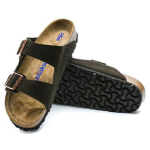 'Birkenstock' Women's Arizona Suede Leather Sandal - Mocha