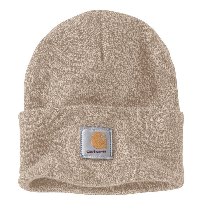 'Carhartt' Acrylic Knit Cuffed Beanie - Flaxseed / Oat Milk Marl