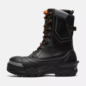 'Timberland Pro' Men's 10" Pac Max Insulated EH WP Comp Toe - Black / Orange