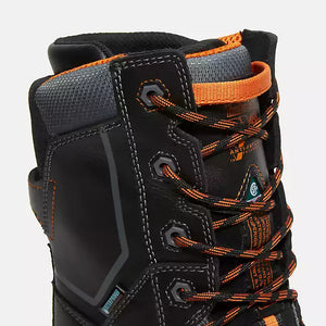 'Timberland Pro' Men's 10" Pac Max Insulated EH WP Comp Toe - Black / Orange