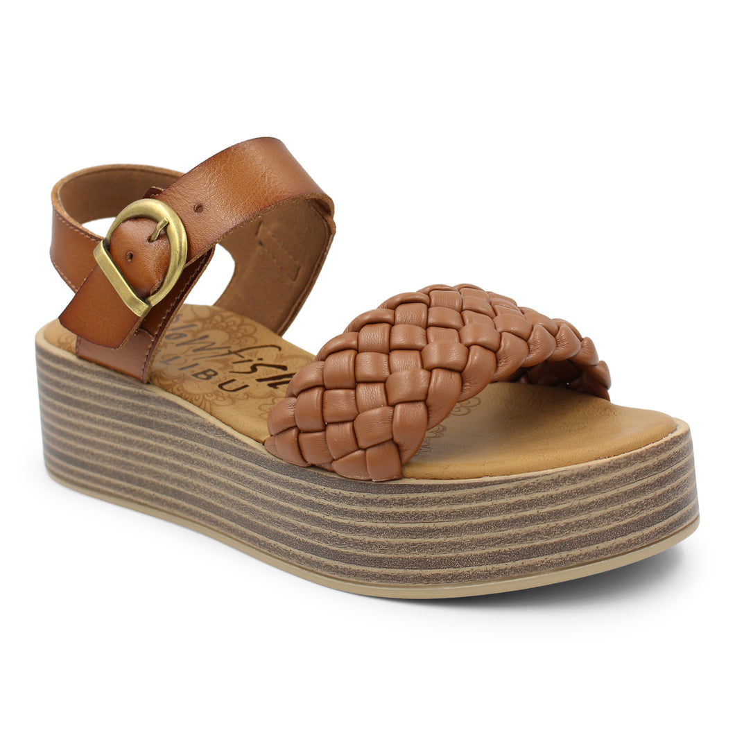 'Blowfish Malibu' Women's Lapaz Platform Sandal - Scotch Mandala / Dyecut