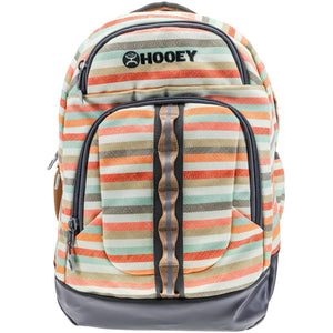 'Hooey' Ox Backpack - Cream / Tan Stripe