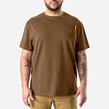 Brunt' Men's BRUNT Pocket T Shirt - Mud Brown