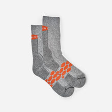 'Brunt' Men's Performance Socks 3 Pack - Heather Grey