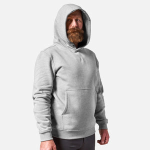 'Brunt' Men's The Shevlin Hoodie - Lt. Grey Heather