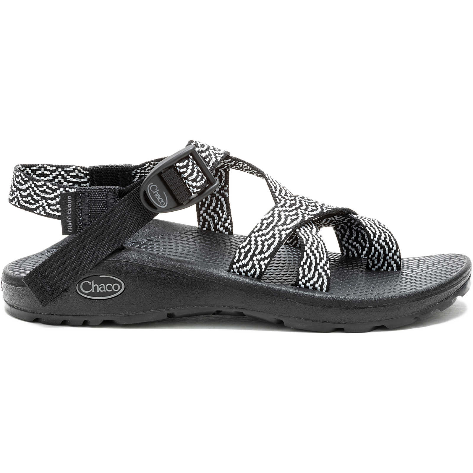 'Chaco' Women's Z/Cloud 2 Sandal - Bloop Black / White