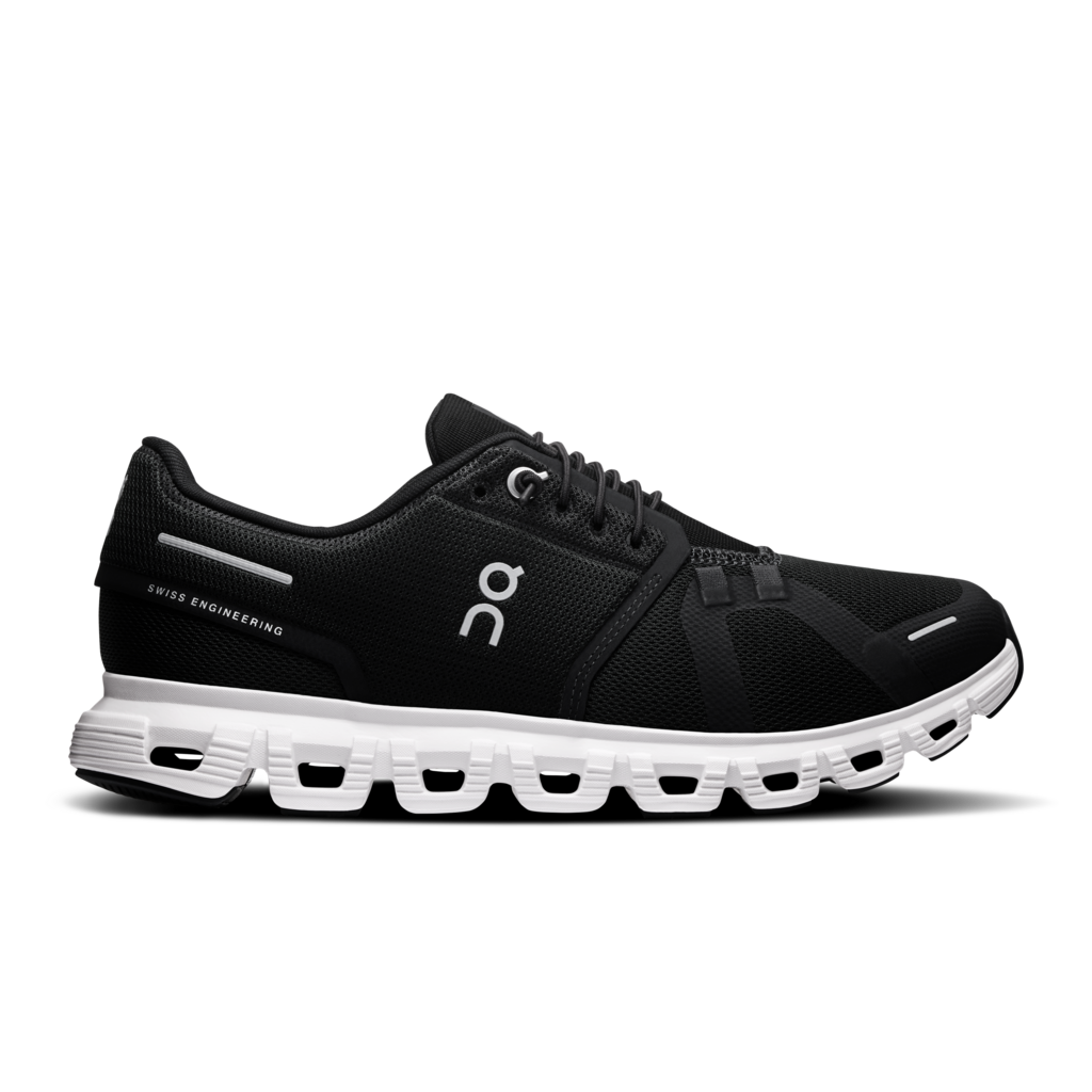 'On Running' Women's Cloud 6 - Black / White