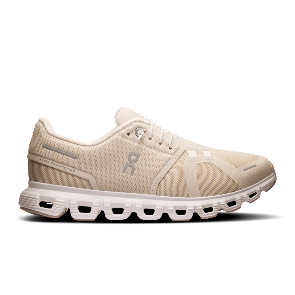 'On Running' Women's Cloud 6 - Pearl / White