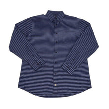 'FX Fusion' Men's Overlay Checkered Long Sleeve - Royal / Black