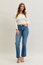 'Judy Blue Jeans' Women's Slim Straight Button Fly Jean - Medium Blue