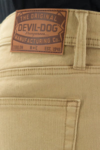'Devil-Dog Dungarees' Men's Slim Straight Jean - Wheat