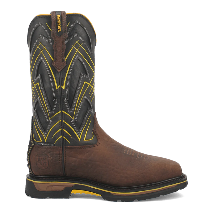 'Dan Post Boot Co' Men's Cyclone WP MET CT - Brown / Grey