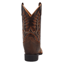 'Dan Post Boot Co' Kid's Dexter Cowboy Boot - Rust / Green