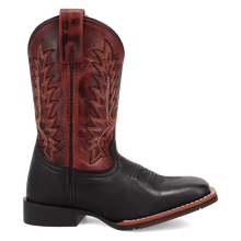 'Dan Post Boot Co' Kid's Dexter Cowboy Boot - Black / Red