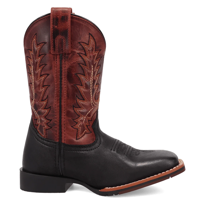 'Dan Post Boot Co' Kid's Dexter Cowboy Boot - Black / Red