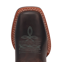 'Dan Post Boot Co' Kid's Salina Cowboy Boot - Brown / Turquoise