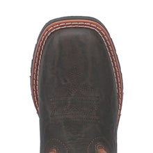 'Dan Post' Youth 8" Lil' Dillon Western Square Toe - Brown / Rust (Sizes 3.5Y-6Y)