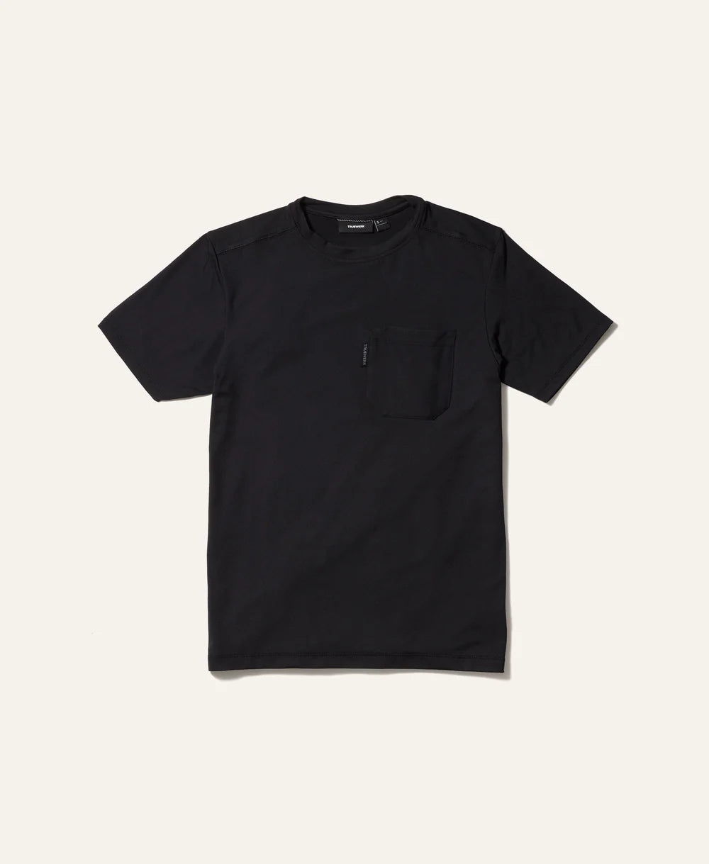 'Truewerk' Men's Tech Pocket Short Sleeve Tee - Black