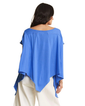 'Davi&Dani' Women's Loose Fit Short Sleeve - Blue