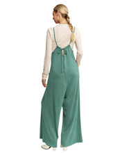 'Davi&Dani' Women's Knit Jumpsuit - Seafoam Blue