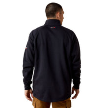 'Ariat' Men's FR Rev 1/4 Zip Top - Black