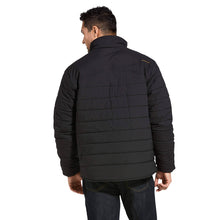 'Ariat' Men's Rebar Valiant Stretch Canvas Insulated Jacket - Black