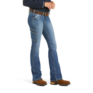 'Ariat' Women's Rebar Raven Bootcut Jeans - Blue