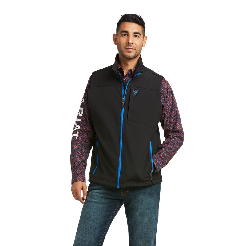 'Ariat' Men's Logo 2.0 Softshell Vest - Black