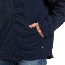 'Ariat' Men's FR DuraLight Cordura Canvas Jacket - Navy