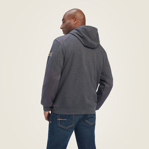 'Ariat' Men's Workman DuraCanvas Hoodie - Charcoal Heather