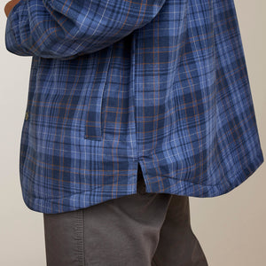 'Ariat' Men's Rebar Flannel Insulated Shirt Jacket - Coastal Blue Plaid