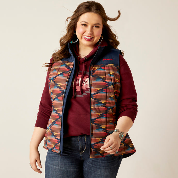 'Ariat' Women's Crius Concealed Carry Insulated Vest - Mirage Print